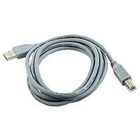 Кабель USB 2.0 Type A - Type B (AM-BM) 1.8м Cablexpert CCP-USB2-AMBM-6G сірий новий