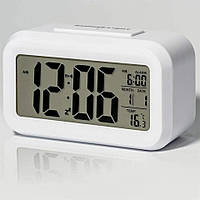 Настольные LED часы с термометром, таймером и будильником.