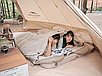 Спальний мішок з капюшоном Naturehike B400 NH21MSD11, бежевий, фото 8
