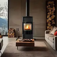 Сталева піч-камін Kratki TOFA (8,0 кВт)