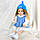 Лялька Реборн Reborn 55 см вініл-силіконова Аліна в наборі із соскою, пляшкою. Можна купати, фото 4