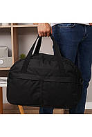 Черная дорожная сумка качественная спортивная средная сумка текстильная TIGER повседневная дорожная сумка