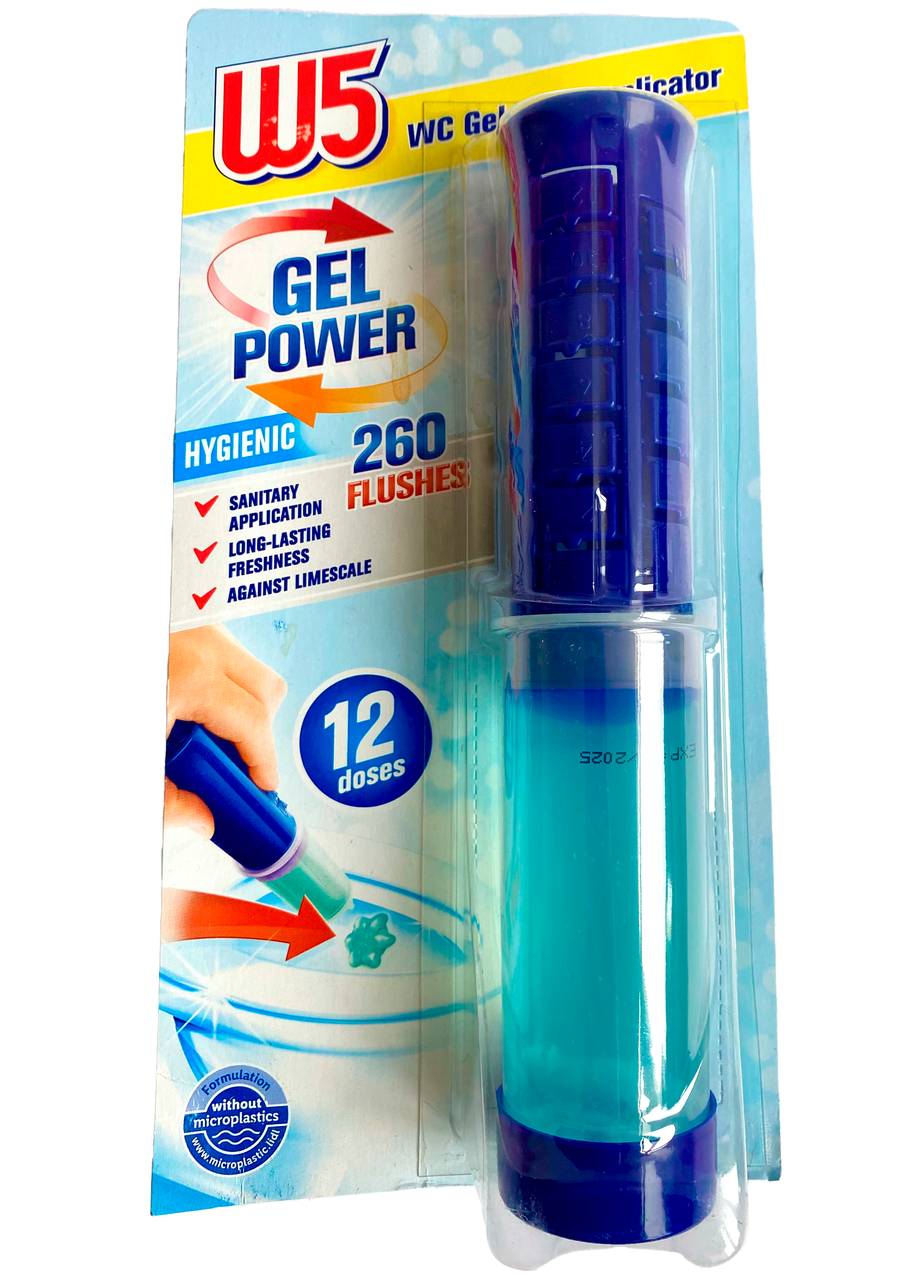 Гелевий шприц для унітазу W5 Hygienic, 12 використань, фото 1