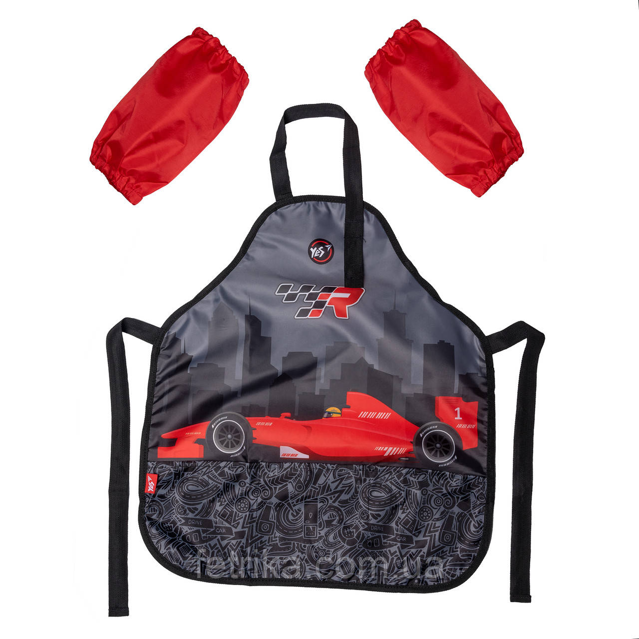 Фартух для творчості YES з нарукавниками Race legend, фото 1