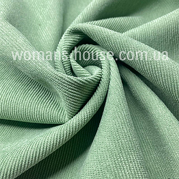 Тканина Мікровельвет Оливковий світлий