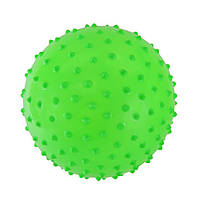 Детский Мячик с шипами Bambi MB0109 резиновый 10 см, 28 грамм Зеленый, Lala.in.ua