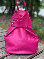Кожаный малиновый рюкзак Stella, Италия, цвета в ассортименте