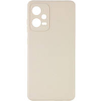 Силіконовий чохол Candy Full Camera для Xiaomi Poco X5 5G / Note 12 5G Бежевий / Antique White