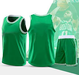 Баскетбольна Форма зелена чиста Бостон Boston