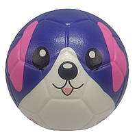 Мяч детский фомовый "Животные" Bambi SPB24638, 15 см Синяя Собака, Lala.in.ua