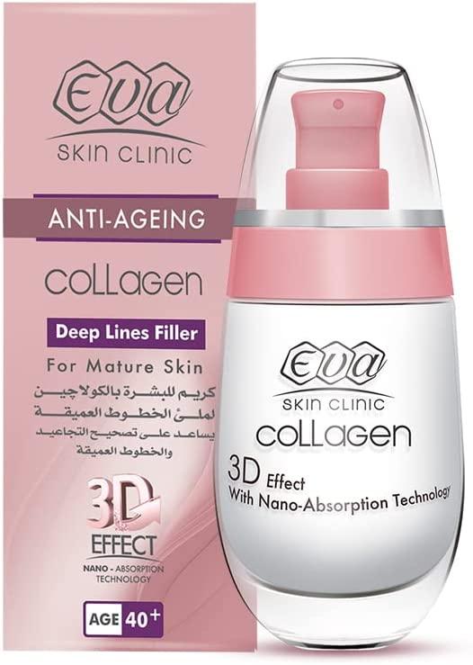 Eva Skin Clinic Anti-Ageing Collagen Deep Lines Filler 40+ Крем Єва Колаген Заповнювач Зморшок 40+