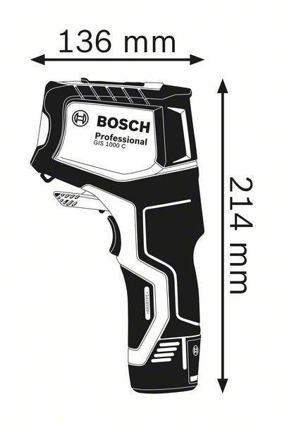 Термодетектор Bosch GIS 1000 C Professional (0601083301) - фото 2 - id-p2112427249