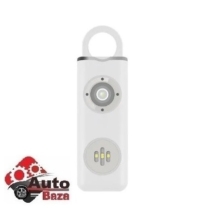 Брелок сигналізація ліхтар для самооборони жінок Personal ALARM 130 дБ індивідуальна захисна сирена