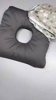 Наволочка на подушку попередження пролежнів та геморою суцільна квадратна подушка, бязь, фото 2