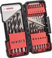 Набір свердел Bosch HSS PointTeQ 18 шт ToughBox D1-10 (2608577350)