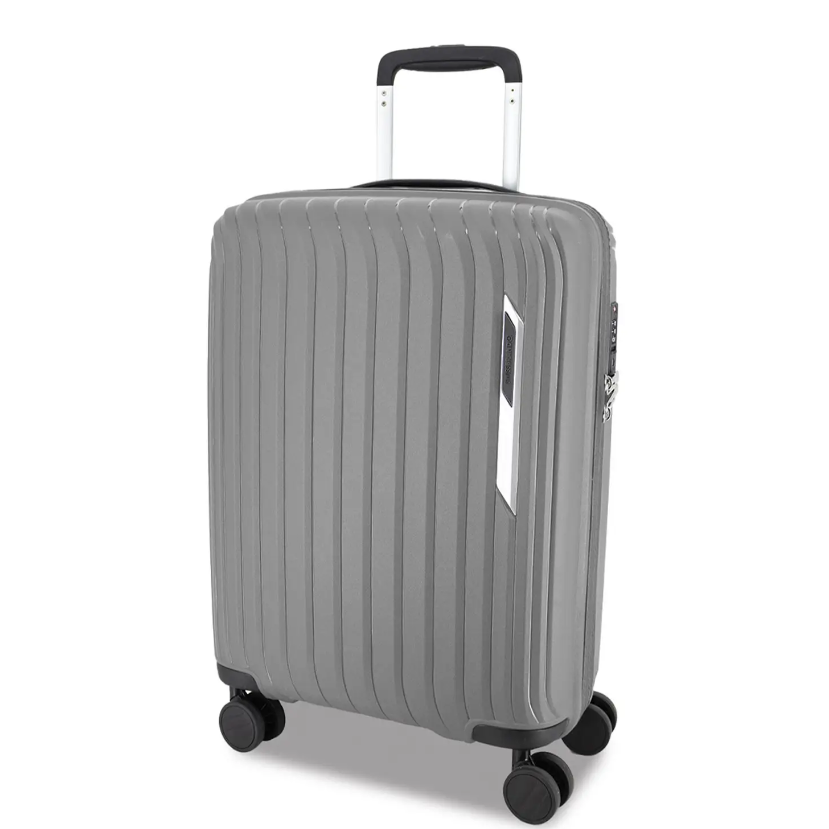 Чемодан на колесах для подорожей Swissbrand Narberth (M) Grey (SWB_LHNAR801M) Швейцарія