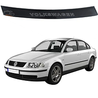 Дефлектор заднего стекла Volkswagen Passat B5 седан 1997-2005 (скотч) Козырек, ветровик, заднего стекла