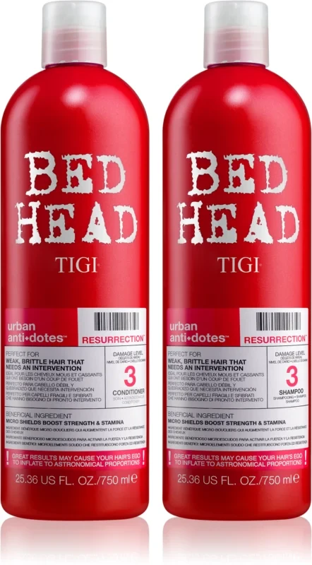 НАБІР ДЛЯ СЛАБКОГО ВОЛОССЯ TIGI BED HEAD REHAB RESURRECTION 2 * 750 МЛ