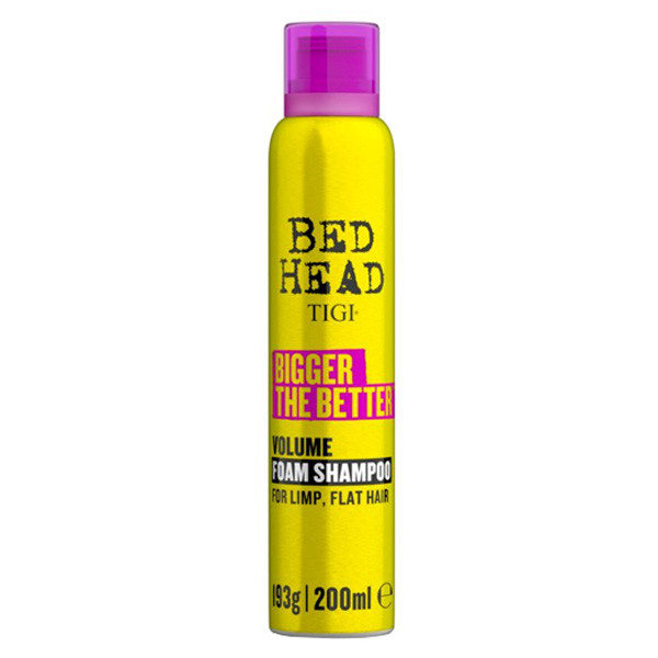 Шампунь-пінка для об'єму волосся Tigi Bed Head Bigger The Better Volume Foam Shampoo 200мл