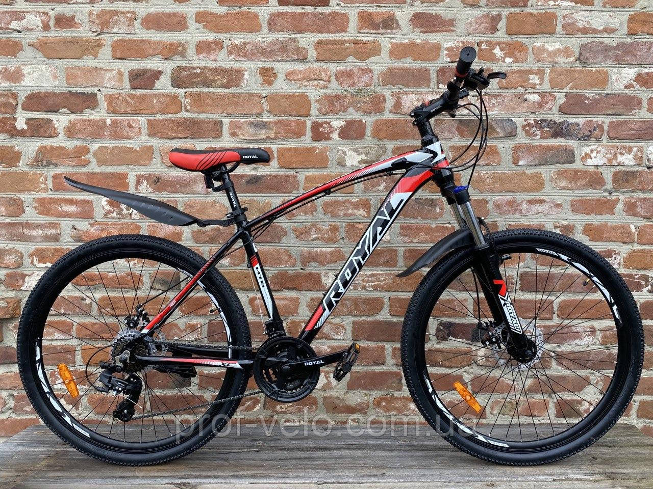 Велосипед Royal 27,5-FOX чорно-червоний