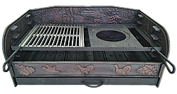 Чавунний мангал "Ліс" 750мм