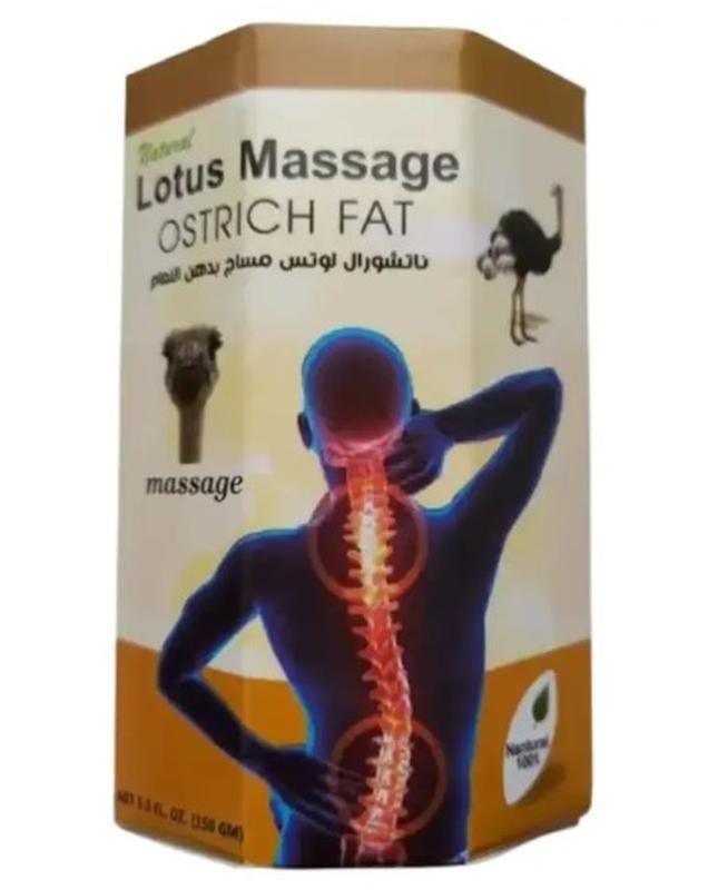 Lotus Massage Ostrich Fat Крем зі страусиним жиром для суглобів, кісток, хряща та хребта