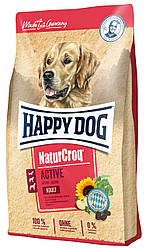 Корм для активних собак Хепі Дог НатурКрок Актив Happy Dog NaturCroq Active 15 кг