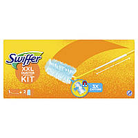 Щетка Swiffer XXL Телескопическая ручка для сухой уборки пыли 2+1