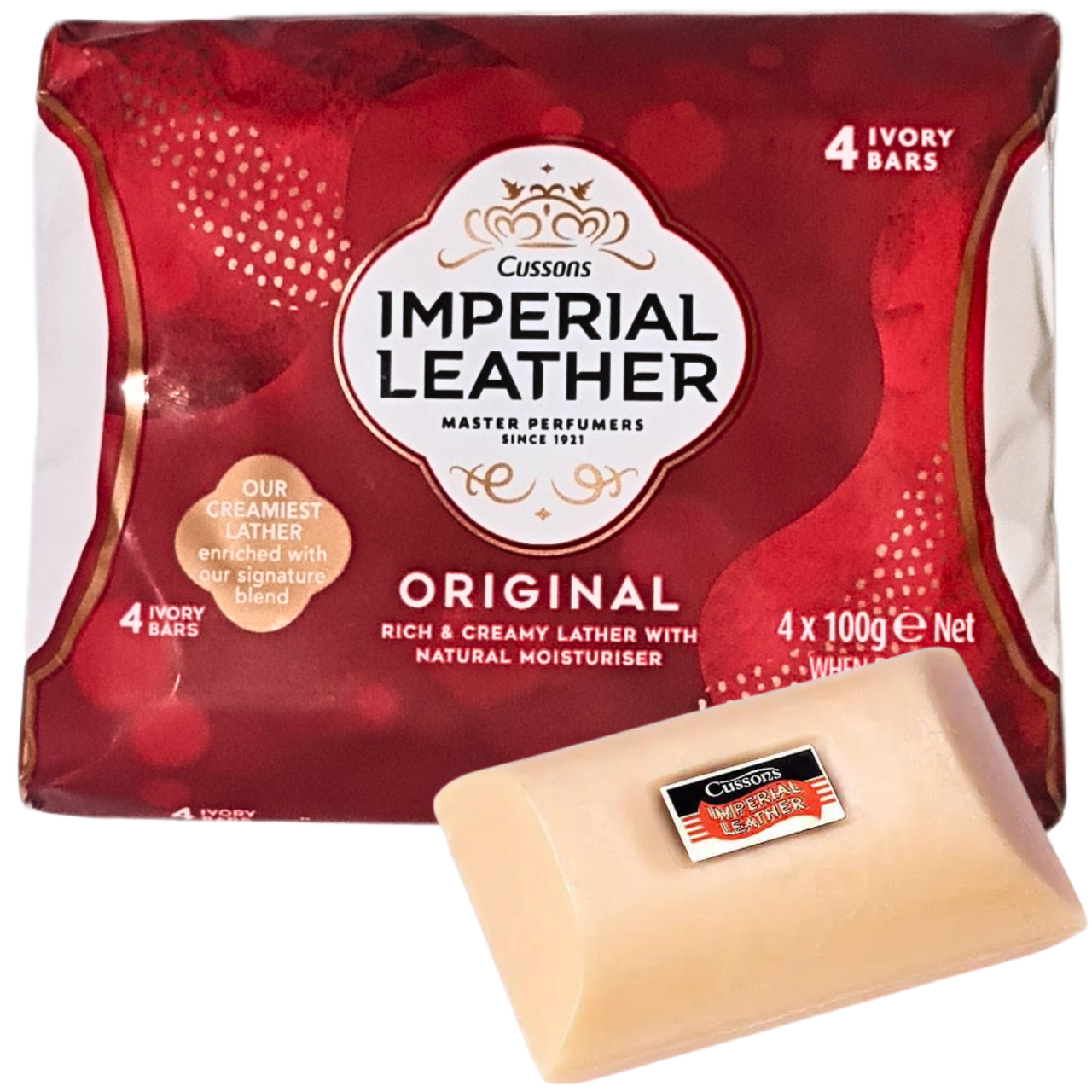 Набір парфумованого мила Imperial Leather Original Bar Soap 4 x 100 г