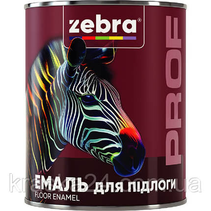 Емаль для підлоги ПФ-266 "ZEBRA" prof жовто-коричнева 2,5 кг, фото 2