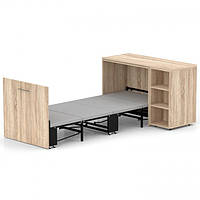 Ліжко-трансформер + Письмовий стіл + Тумба + Комод Sirim-C2 (4 в 1) / Дуб сонома ТМ Knap Knap