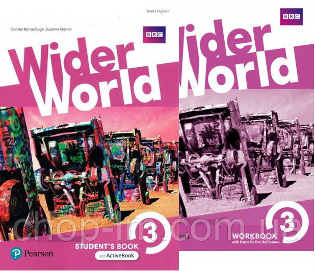 Wider World 3 Students' Book + Workbook (Підручник + зошит) Комплект з англійської мови / Pearson