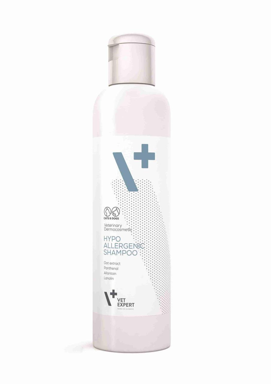 Шампунь для тварин VetExpert HYPOALLERGENIC SHAMPOO (250 мл) алергія, сухість, непереносимість