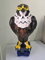 PaperKhan конструктор із картону 3D птиця орел сокол Паперкрафт Papercraft набір для творчості іграшка суверн