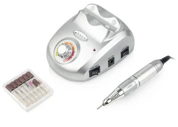 Фрезер для манікюру Bucos ZS-603 Silver Pro 45Вт 35000 об., фото 1