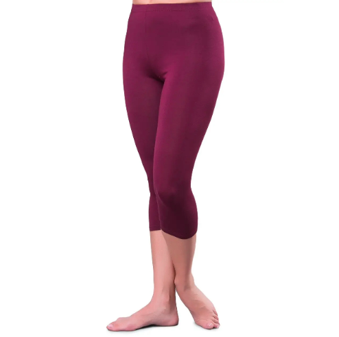 Жіночі капрі віскоза Kolo 3XL бордові, фото 1