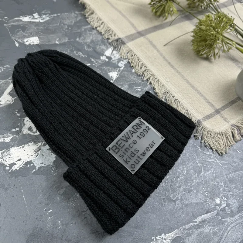 Шапочка дитяча демісезонна banana black, фото 1