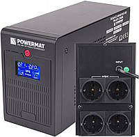 Источник бесперебойного питания ИБП UPS Powermat 1200ВА 720Вт Польша