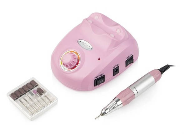 Фрезер для манікюру Bucos ZS-603 PROFESSIONAL 45 Вт 35000 об. Рожевий, фото 1