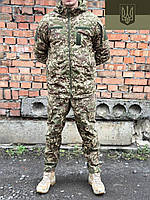 Тактический Костюм Горка Хищник,Комплект куртка + штаны тактические рипстоп Хищник форма ВСУ на флисе.военная