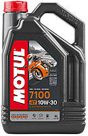 Масло моторное синтетическое для мотоцикла Motul 7100 4T 10W30, 4л