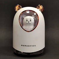 Увлажнитель воздуха Humidifier H2O USB на 300мл Мишка Белый PRO_230