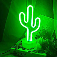 GIGIIS Cactus Neon LED Светодиодные неоновые световые вывески Cactus Neon Light Настольные фонари