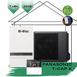 Тепловий насос Panasonic T-CAP серія До повітря-вода WH-SDC0309K6E5/WH-UDZ07KE5 1 фаза, 7 кВт, 70 кв.м., 220 В