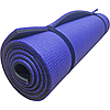 Килимок каремат для йоги та фітнесу 1800×600×10мм, "Фітнес преміум", двошаровий, фіолетовий/чорний, Туреччина, фото 8