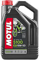 Масло моторное для мотоцикла Motul 5100 4T 15W50, 4л