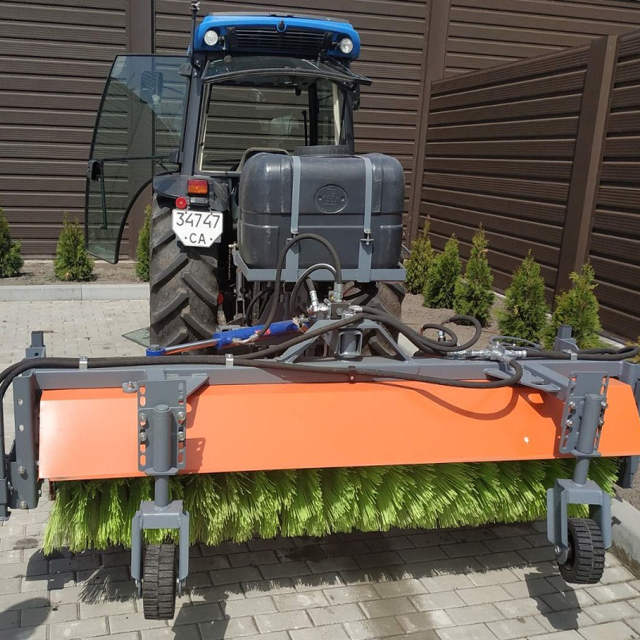 Щітка комунальна для доріг, 2475x2210x1055 мм, фото 1