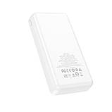 Повербанк BOROFONE 19A-20000мАг Power Bank 2хUSB, MicroUSB/Type-C, протиударний, вогнетривкий Білий, фото 3