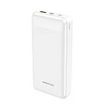 Повербанк BOROFONE 19A-20000мАг Power Bank 2хUSB, MicroUSB/Type-C, протиударний, вогнетривкий Білий, фото 4