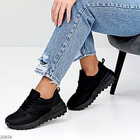 Жіночі повсякденні кросівки Чорні "Conven"
